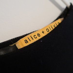 Alice and Olivia black dress